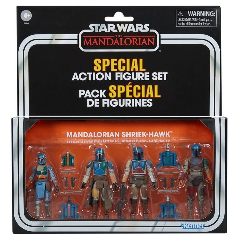 Mandalorian Shriek Hawk G0265 3.75" Collectible 4-Pack (Star Wars: The Vintage Collection)