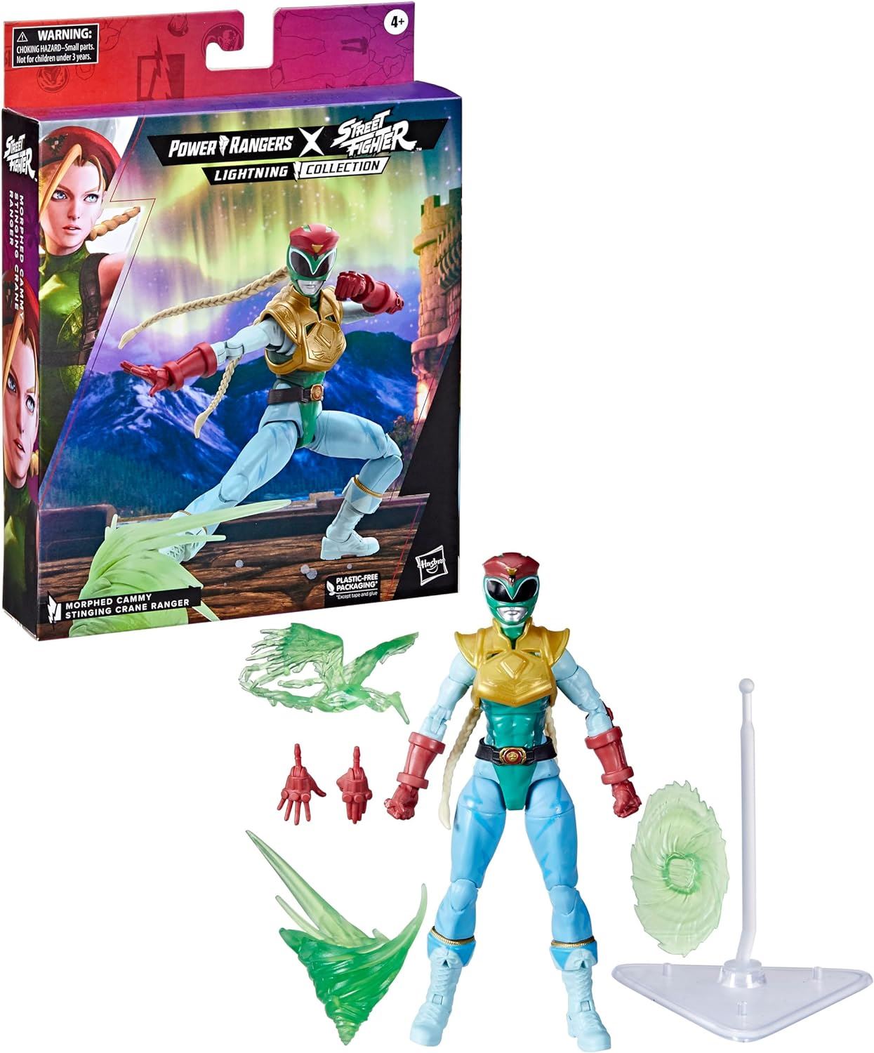 Power Rangers X Street Fighter Morphed Cammy Stinging Crane Ranger Action Figure