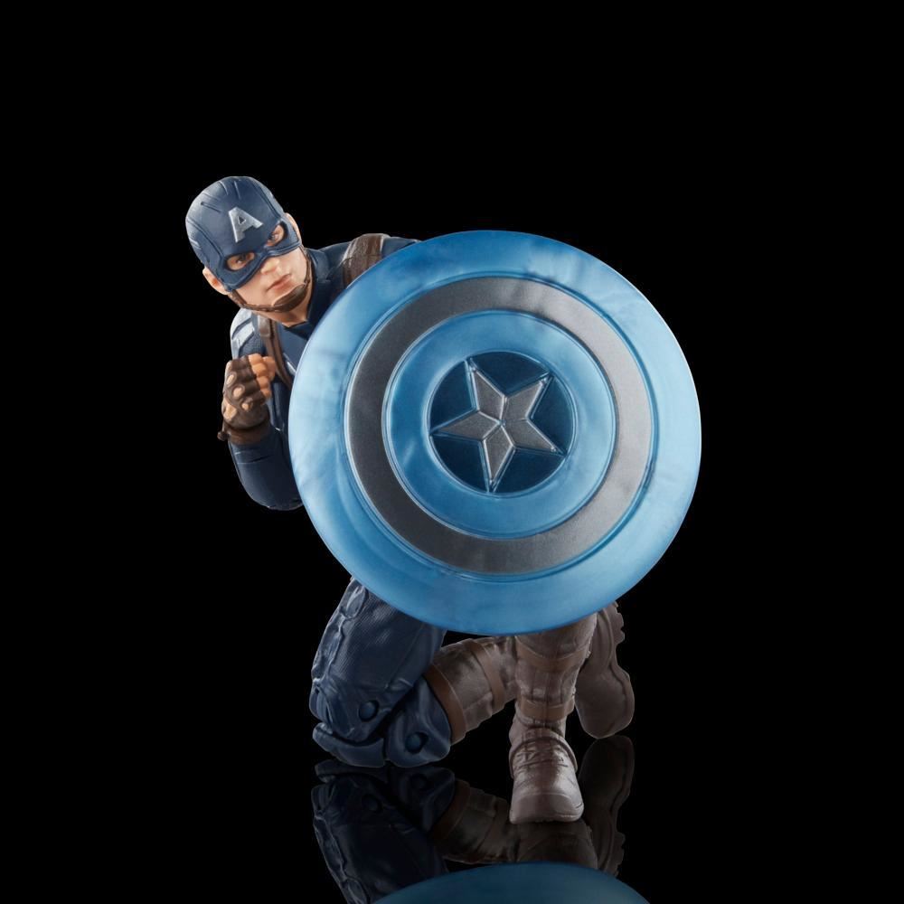 Captain America 6″ Action Figure – Marvel Legends Series F6520 by Hasbro – Fully Articulated Hero Shield Accessory