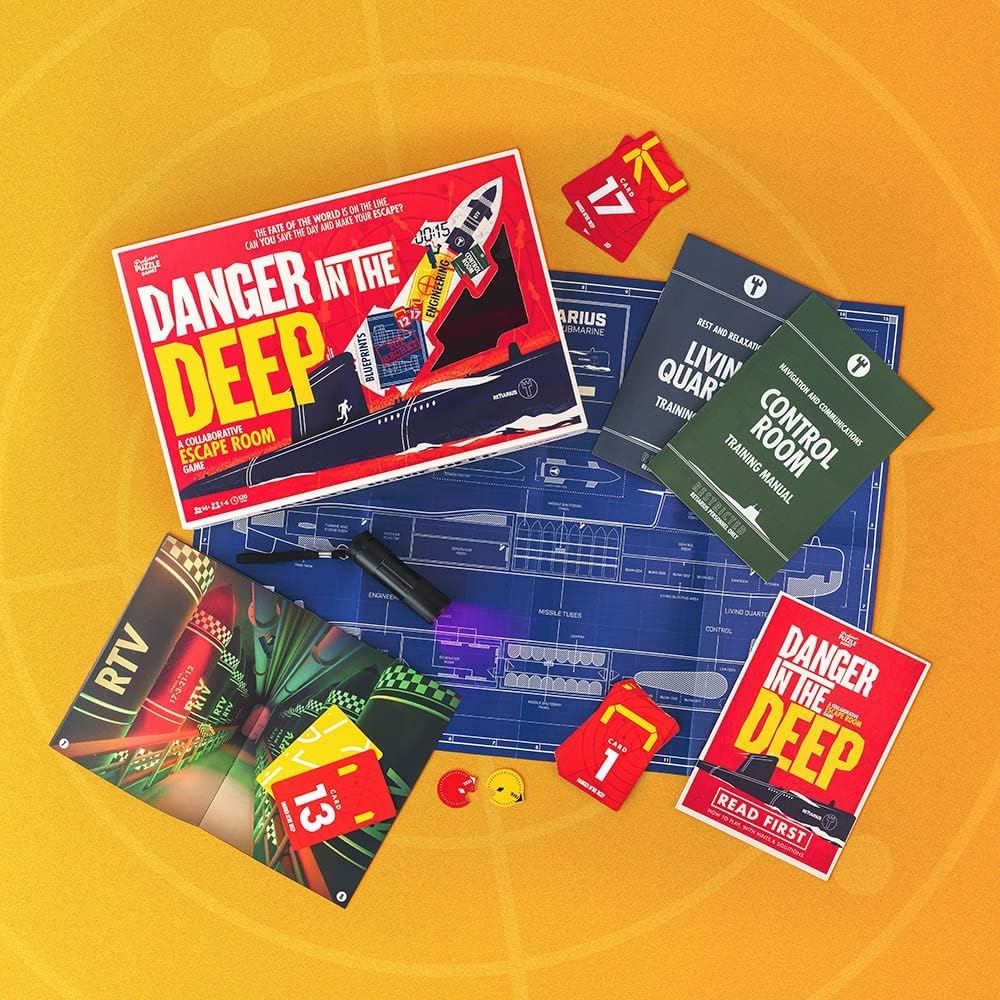 Danger in the Deep CSGDANGER – Collaborative Escape Room Game by Professor Puzzle | Underwater Mystery Puzzle Adventure