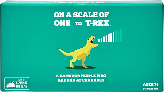 On a Scale of One to T-Rex Party Card Game (Exploding Kittens)