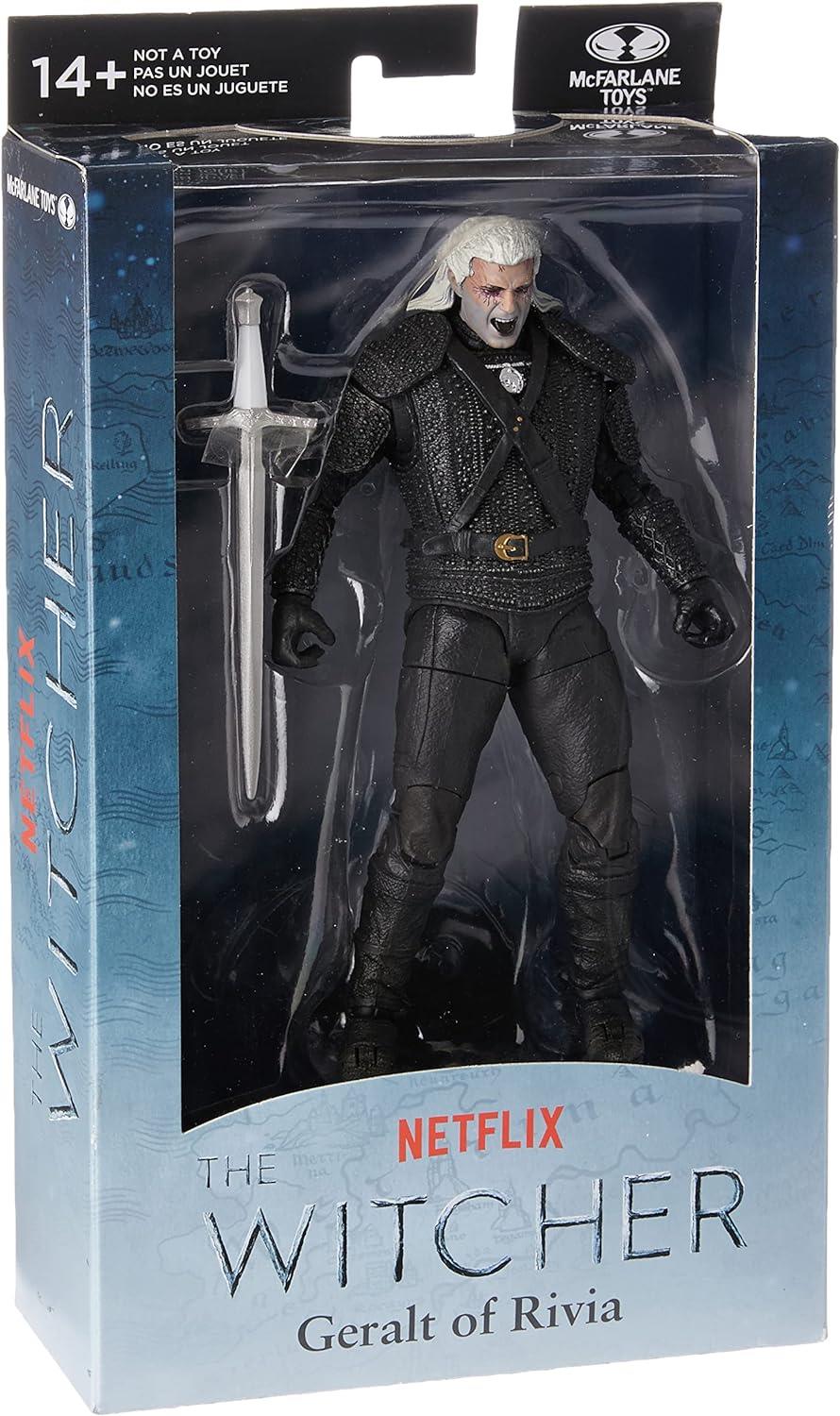 McFarlane Toys Witcher Netflix Geralt of Rivia Kikimora Battle 7" Action Figure