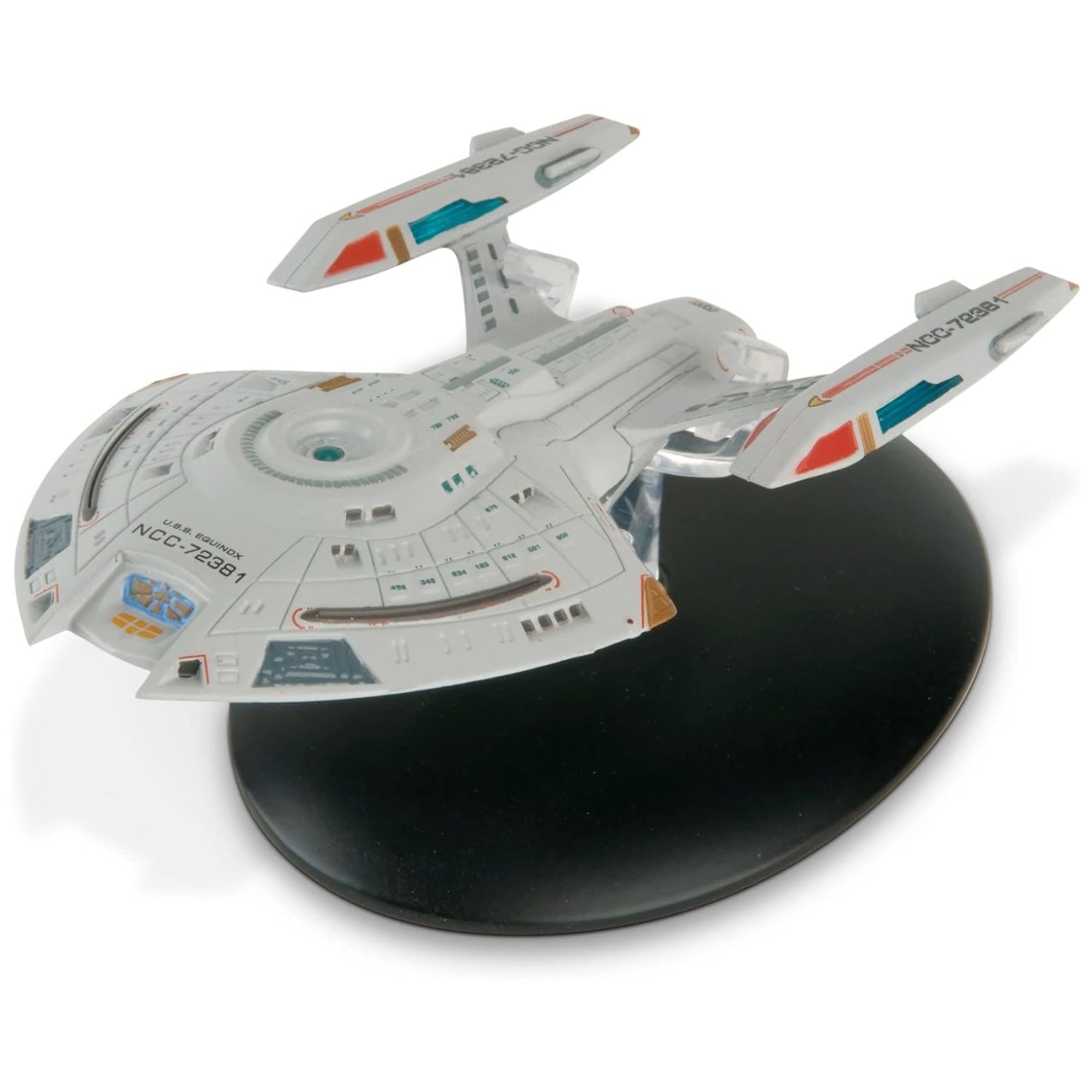 #15 / #7 U.S.S Equinox NCC-72381 Diecast Model Ship Window Boxed (Star Trek / Eaglemoss)