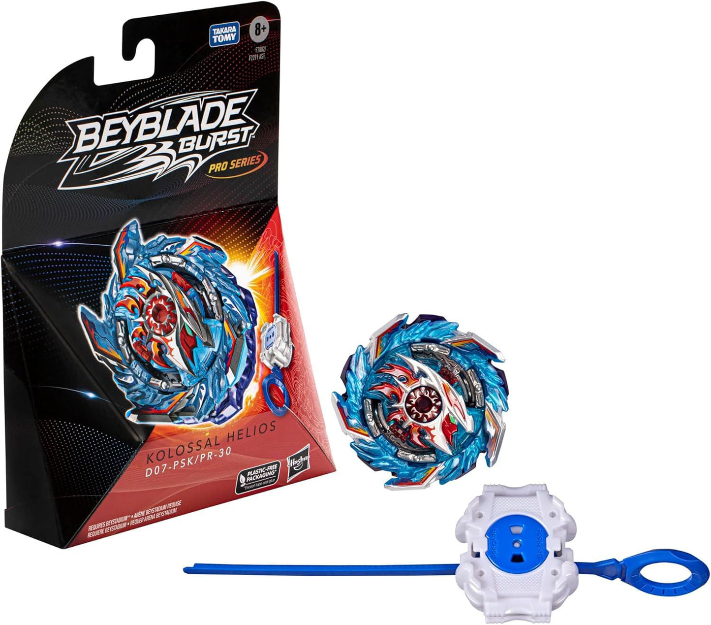 Kolossal Helios F7802 – Beyblade Burst Pro Series Spinning Top Starter Pack | Authentic Takara-Tomy Style Battling Game Toy