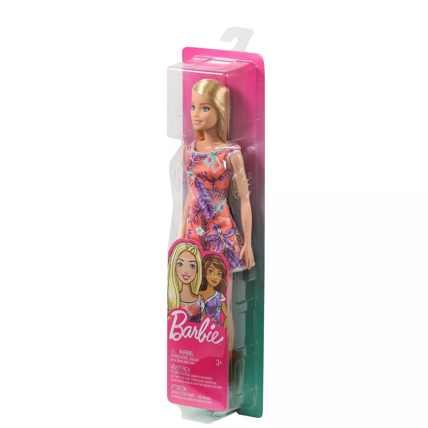 Poupée Barbie Robe Fleur Tropicale Orange GHT24