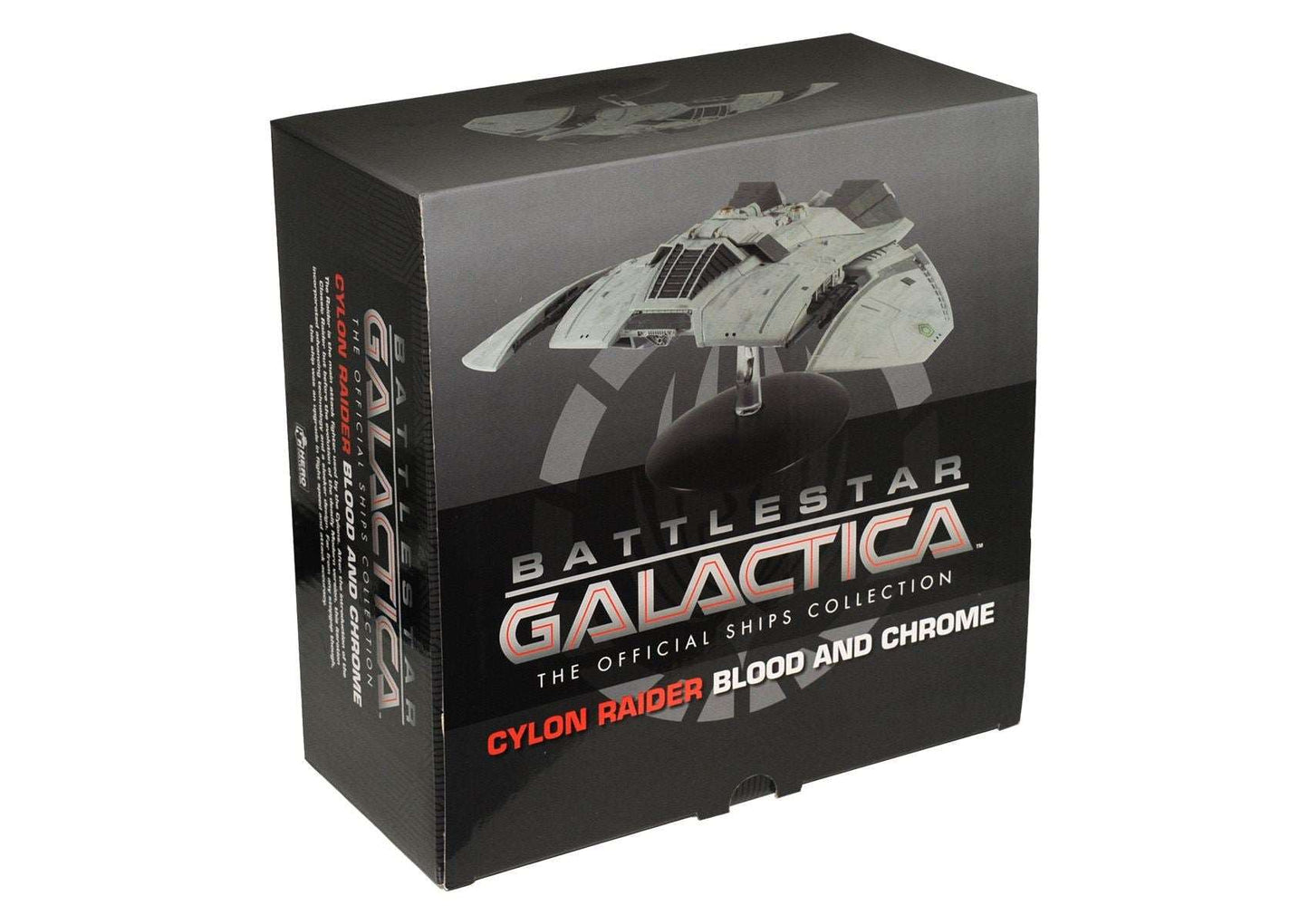 #11 Cylon Raider (Blood and Chrome) Diecast Model Ship (Battlestar Galactica / Eaglemoss)