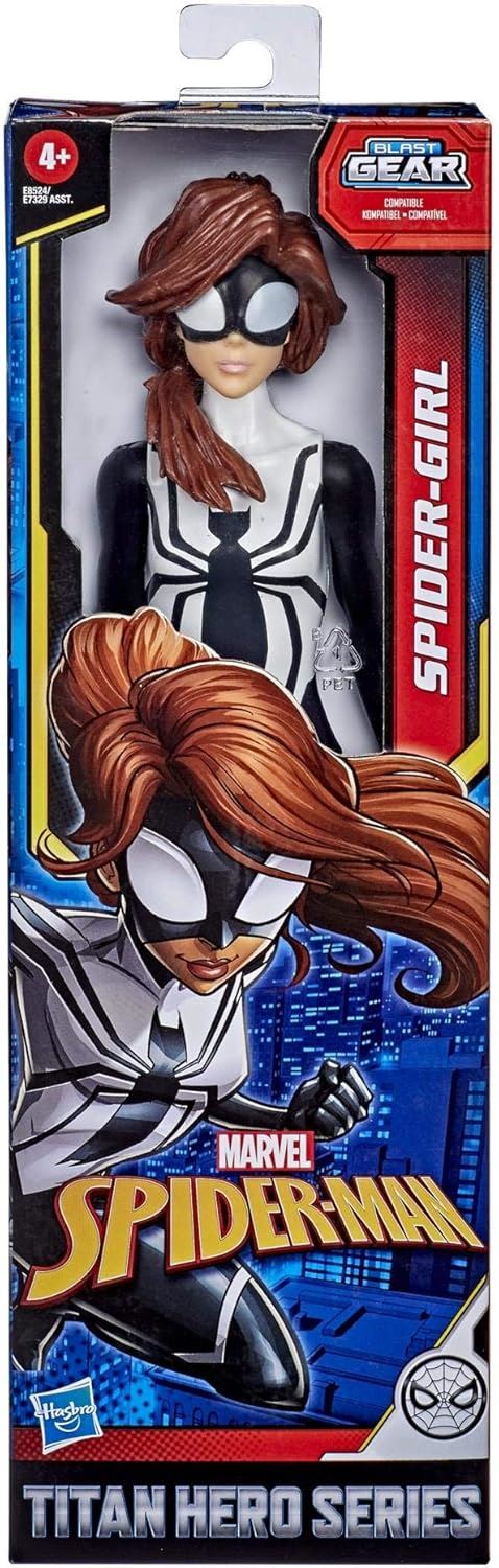 Spider-Girl 12″ Action Figure – Marvel Spider-Man Titan Hero Series E8524 by Hasbro - Web Warriors Super-Hero Toy