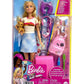 Barbie Malibu Doll and Puppy Travel Set 10+ Pieces Mattel HJY18