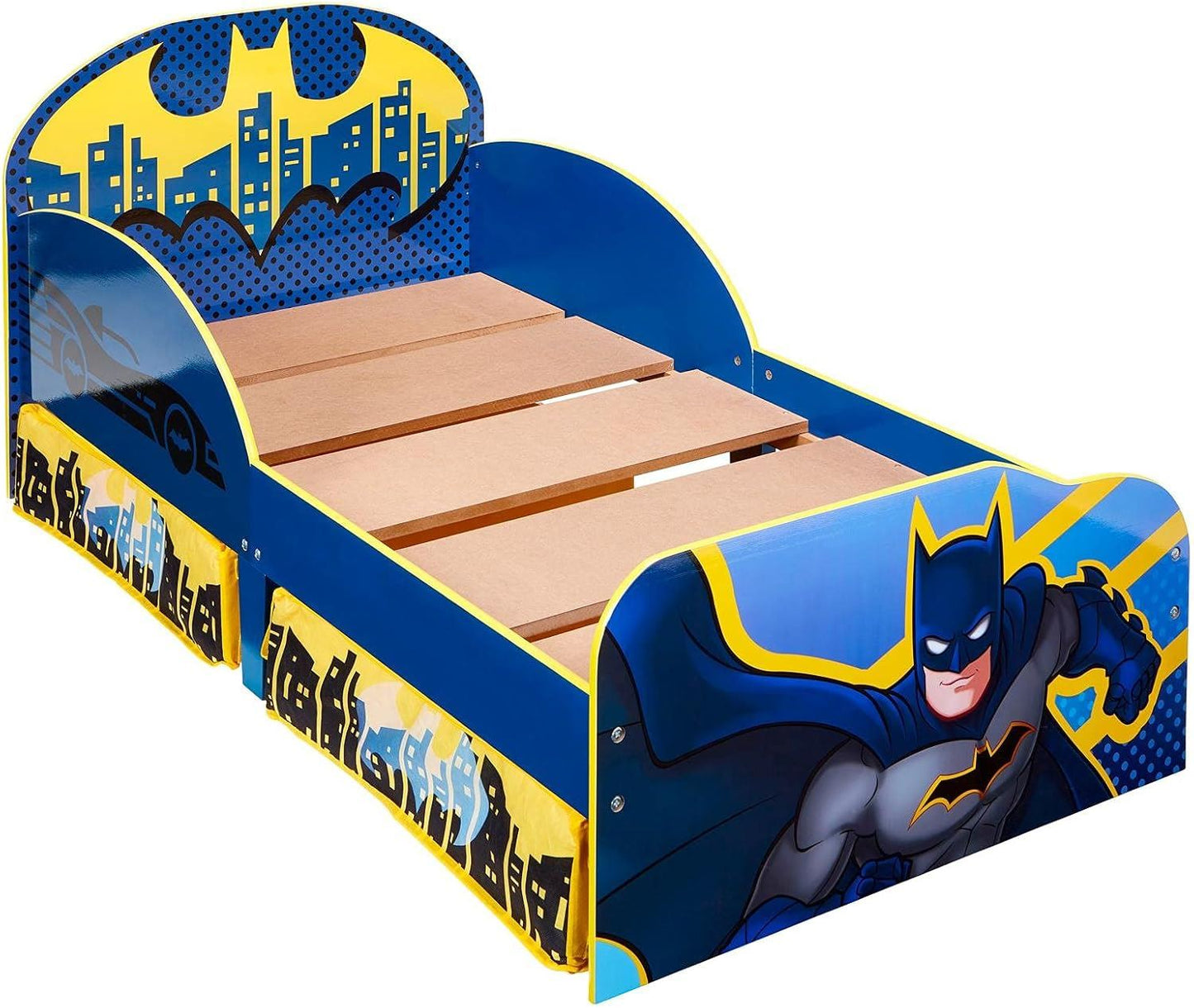 Batman Kids Toddler Bed With Underbed Storage Drawers 90822
