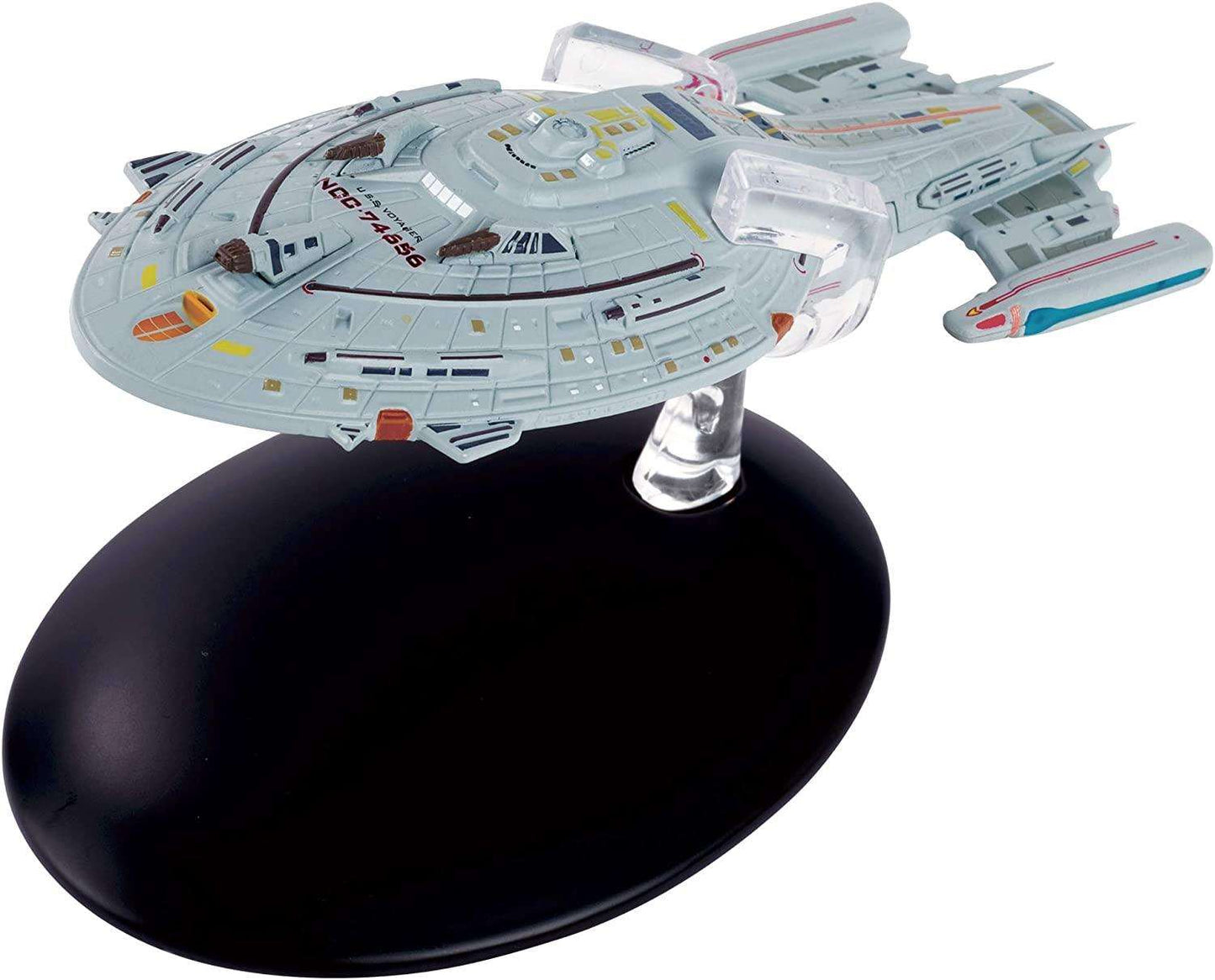 #132 Warship Voyager Model Diecast Ship (Eaglemoss / Star Trek)