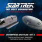 Enterprise Shuttles - Set 2 (Type 6 Shuttlecraft 'Hawking' & Captain's Yacht 'Calypso') Model Die Cast Ship (Eaglemoss / Star Trek)