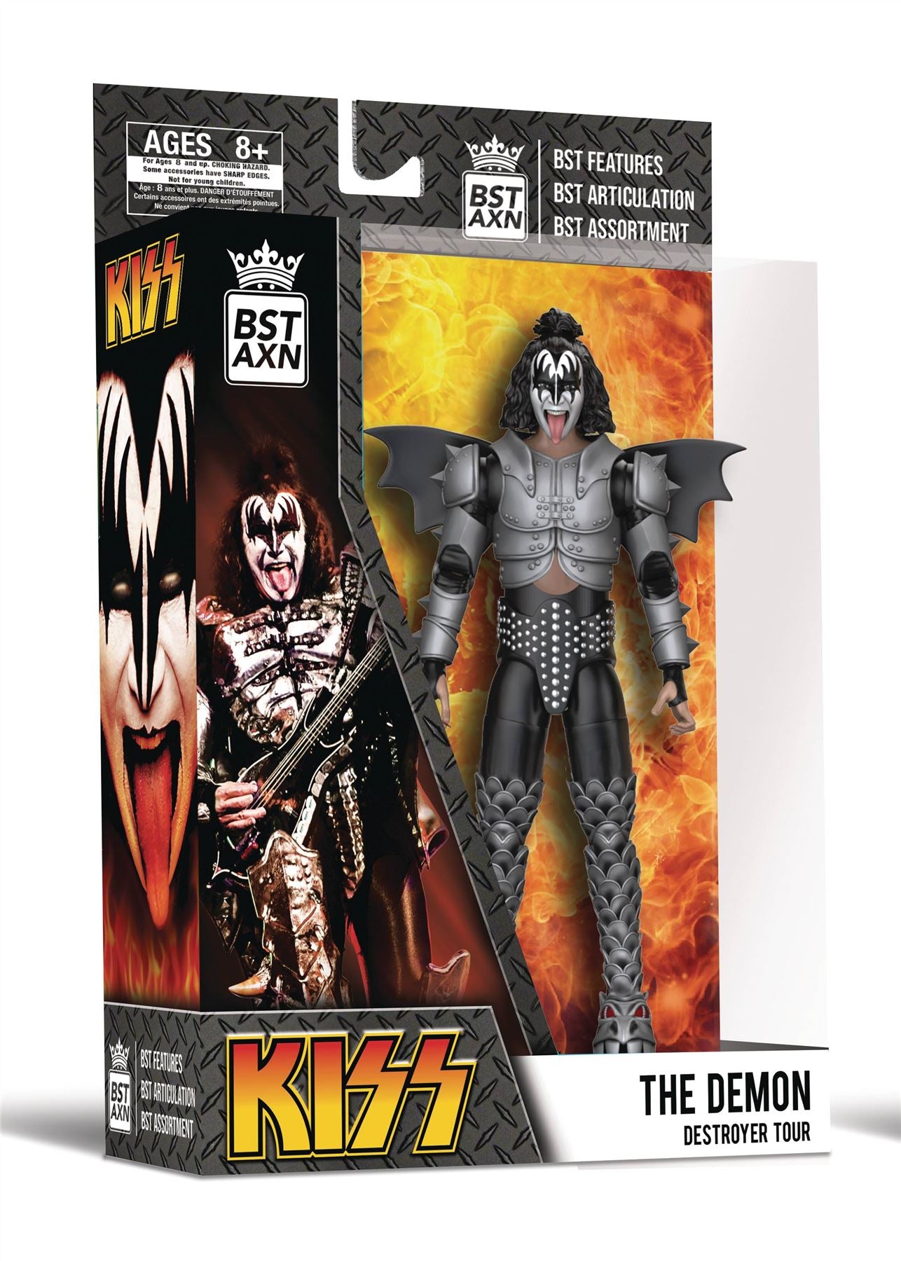 The Demon (Gene Simmons) Destroyer Tour TLS8947 BST Features 5" Action Figure (KISS)