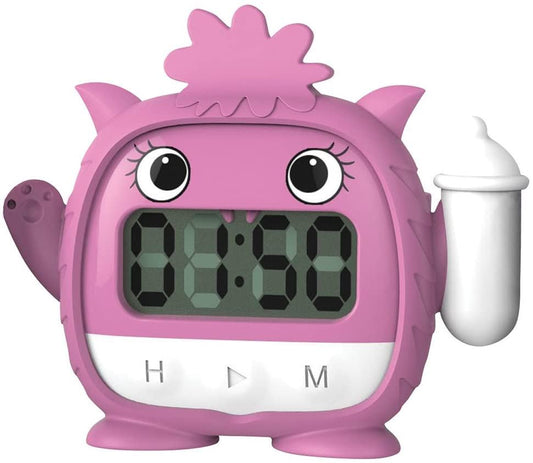 Baby Milk Timer (meiko the Milk Monster) Digital Glow-in-the-Dark PINK