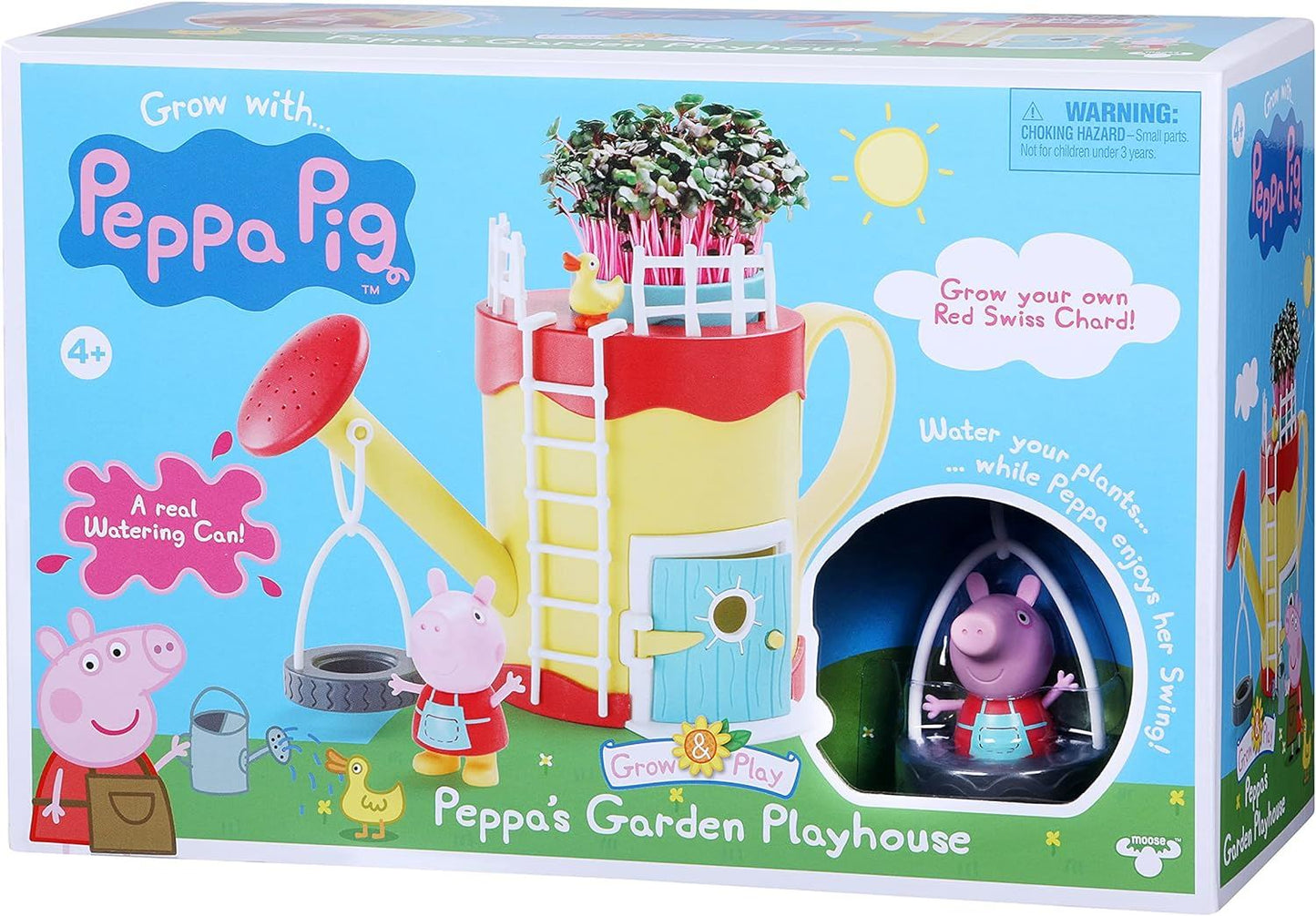 Peppa Pig Grow & Play Peppa's Garden Playhouse Watering Can PP201 Grow Your Own