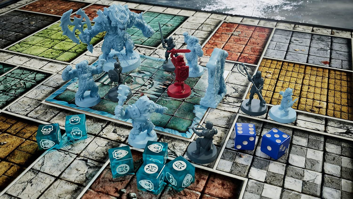 HeroQuest – Der Eisige Schrecken F5815 – Erweiterungspack zum HeroQuest Game System (10 neue Quests, Miniaturen, Fallen & Artefakte) – Avalon Hill / Hasbro [German Version]