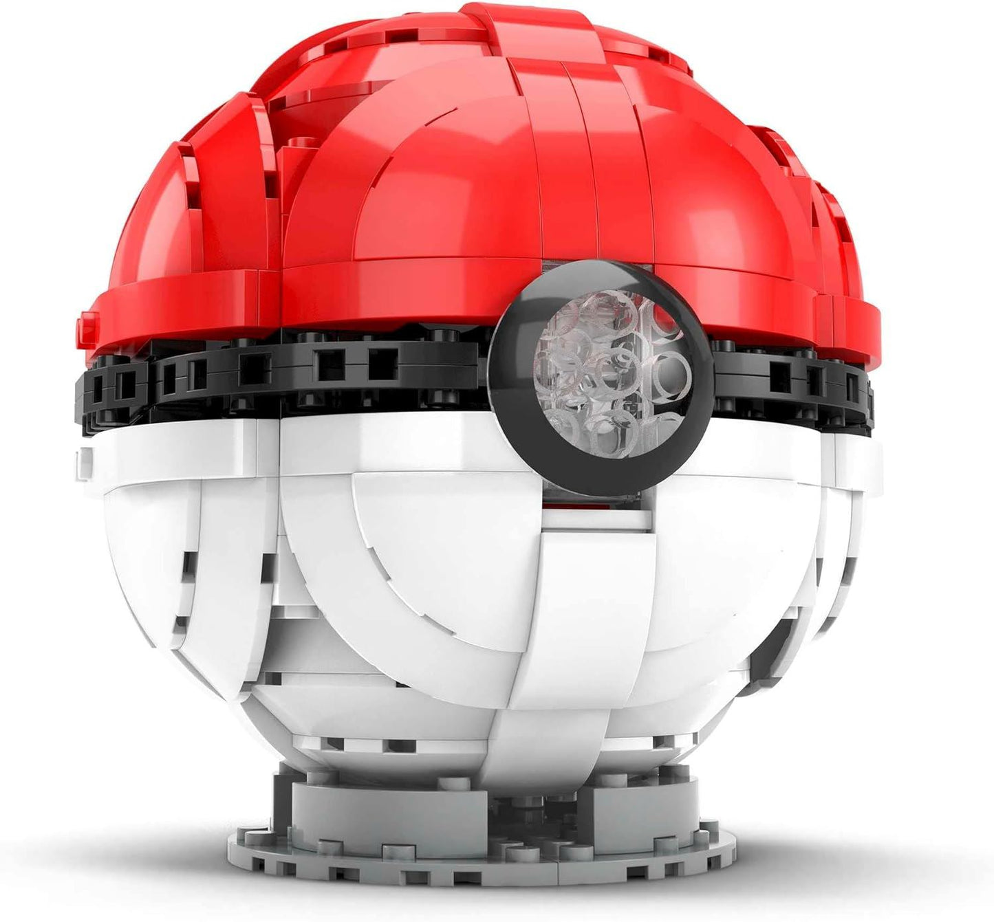 Jumbo Poké Ball HBF53 – MEGA Pokémon Building Toy Kit | Large Buildable Poké Ball with Display Base (Official MEGA Construx Set)