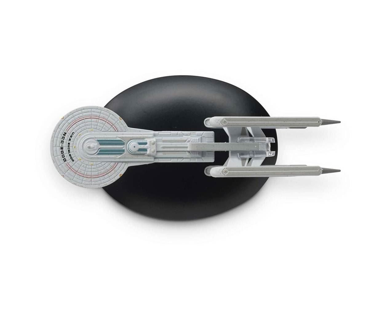 #152 U.S.S. Excelsior (Nilo Rodis Concept I) Diecast Model Ship (Star Trek / Eaglemoss)