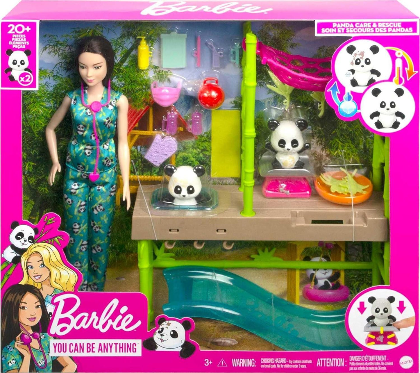 Baby Panda Care And Rescue Playset HKT77 (Barbie)