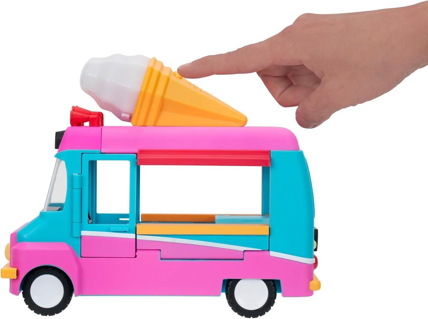 Ice Cream Truck AME0147 – Adopt Me! Lights & Sounds Vehicle Playset with Figures | Roblox-Inspired Role-Play Toy