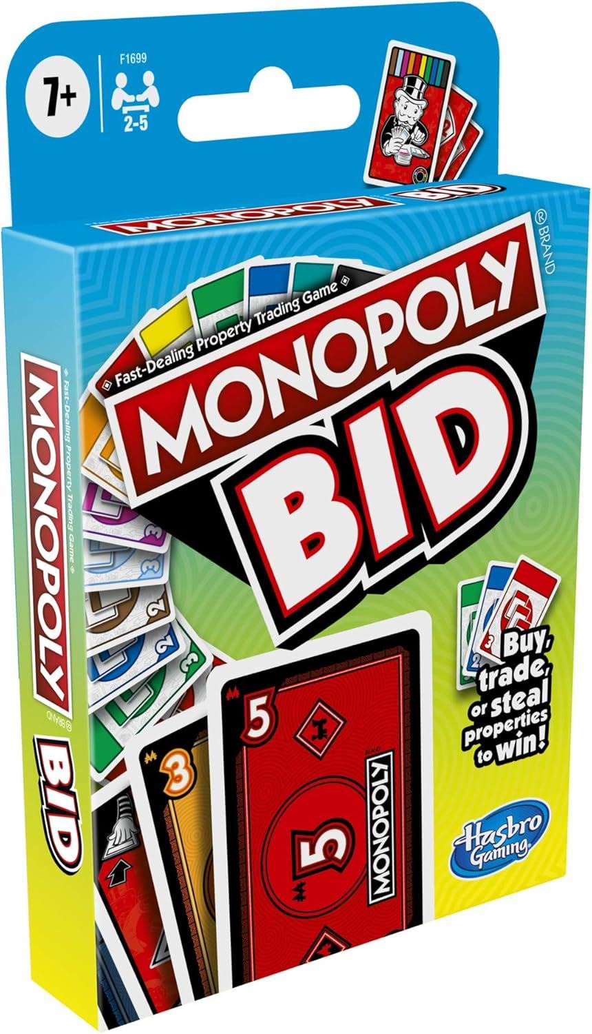 Monopoly BID F1699 Quick-Playing Card Game (Hasbro Gaming)