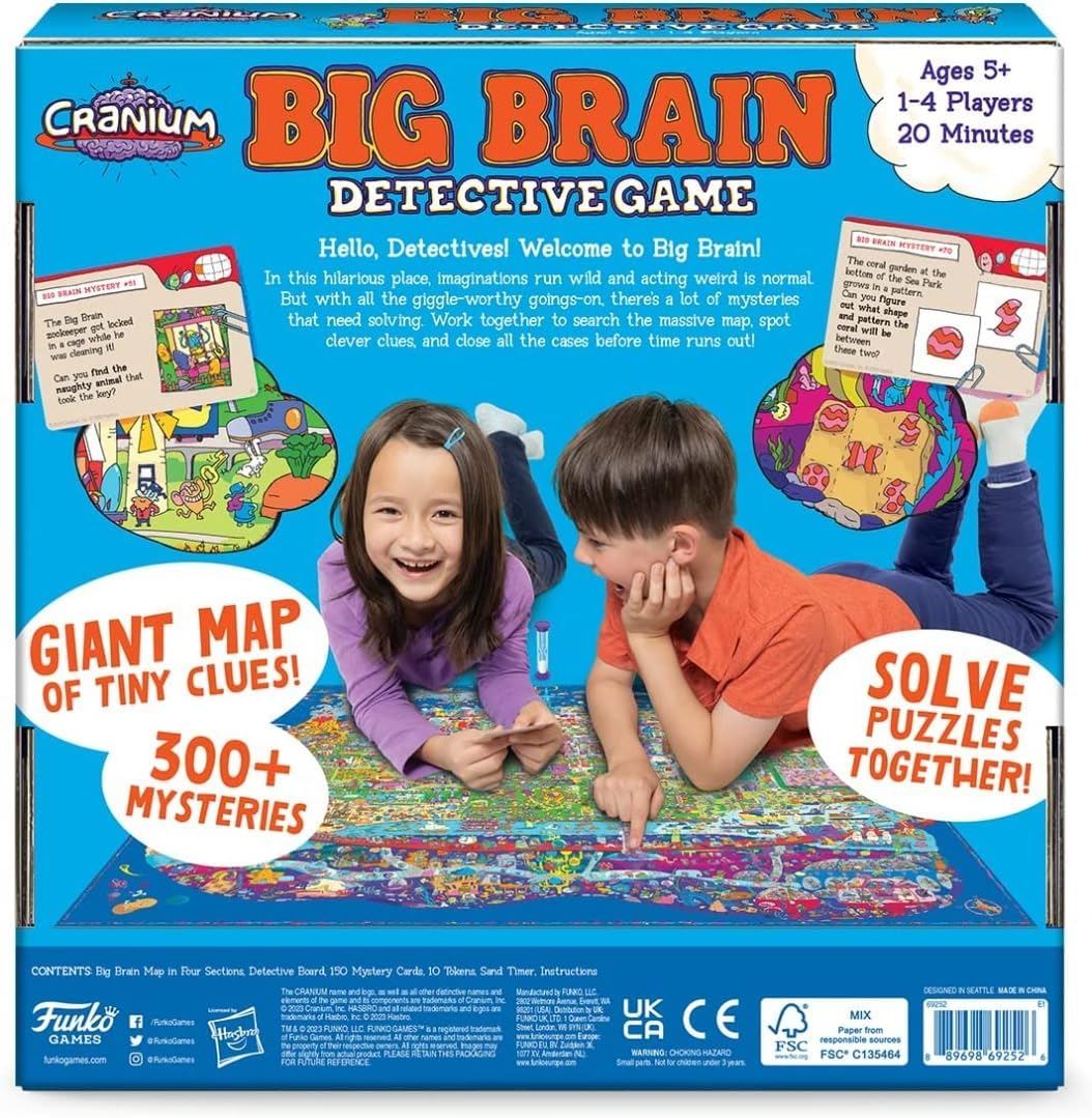 Cranium Big Brain Detective Game 869252 (Funko Games)