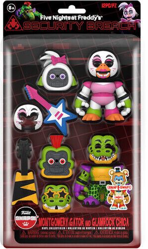 Funko Snaps! FNAF Mongomery Gator And Glamrock Chica Security Breach Double Pack