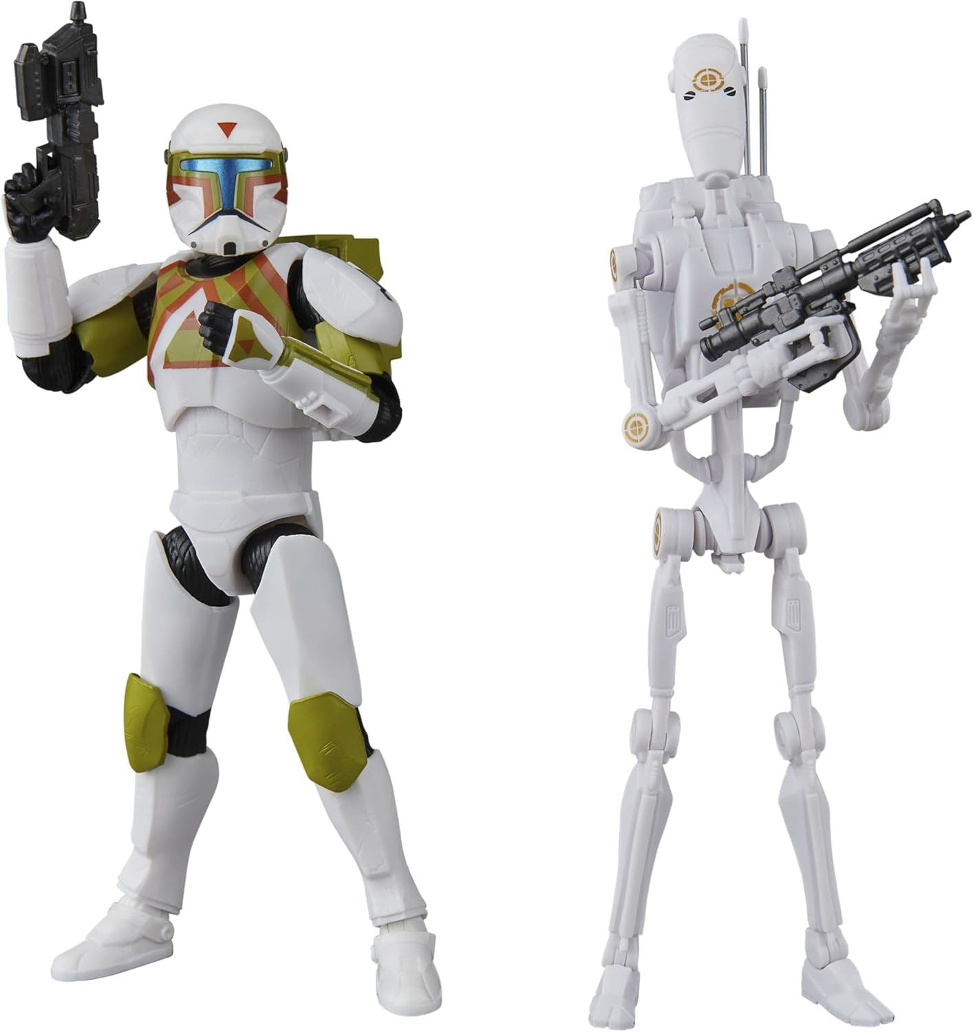 Clone Commando (Urban Fighter) & B1 Battle Droid (Training) 6″ Figure 2-Pack G1327 – Star Wars Black Series Battlefront II Set by Hasbro