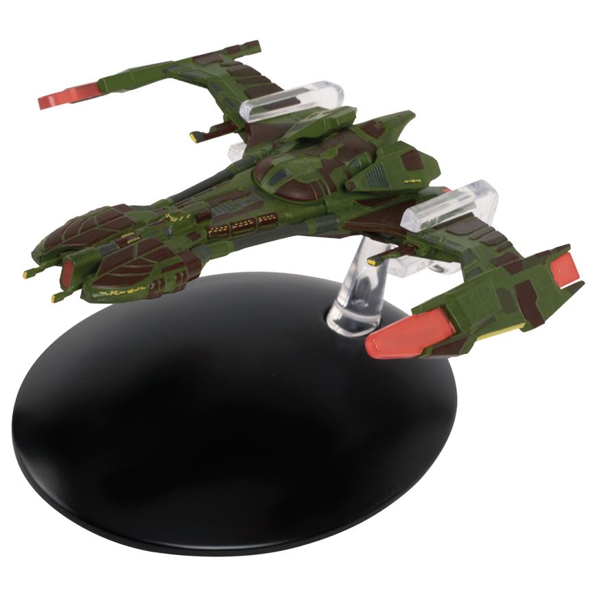 #12 I.K.S. Mat'ha-class Klingon Raptor Diecast Model Ship STO (Eaglemoss / Star Trek)