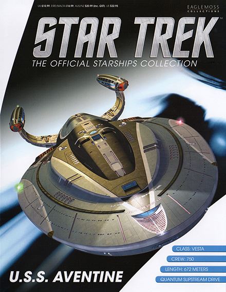 #06 U.S.S. Aventine NCC-82602 (Vesta class) Model Diecast Ship BONUS ISSUE NYCC EXCLUSIVE (Eaglemoss / Star Trek)