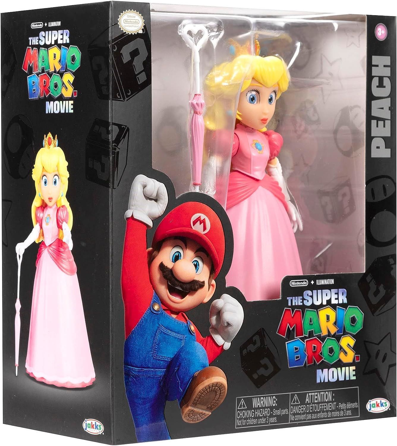 Princess Peach Nintendo The Super Mario Bros Movie 5" 12.5cm Action Figure