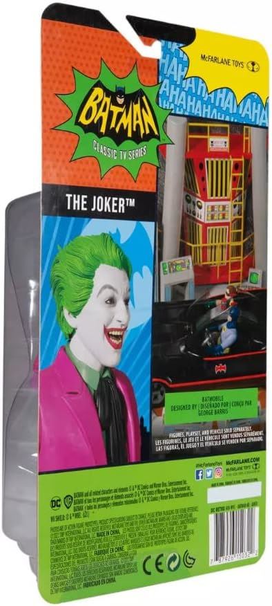 The Joker (Batman 66′) 6" Action Figure 15032 (Batman / McFarlane Toys)