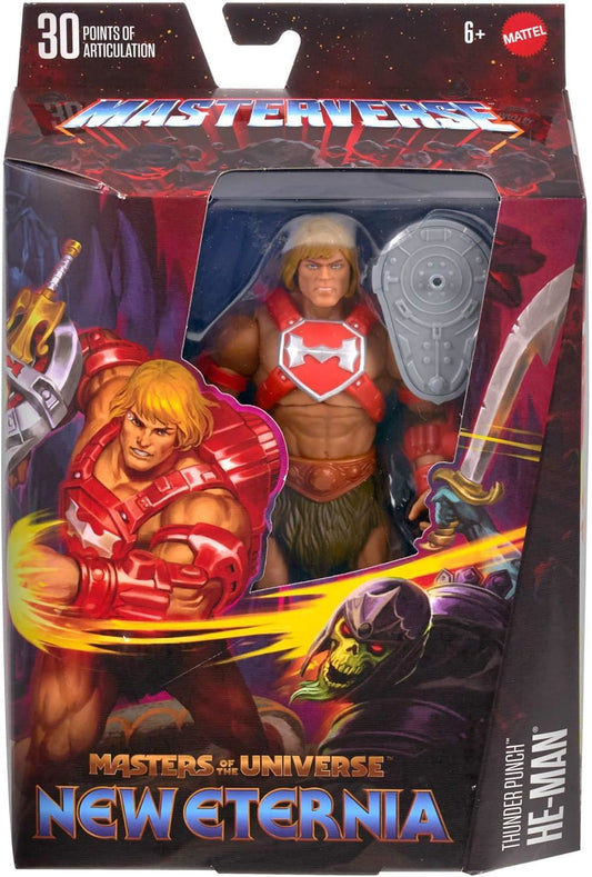 Thunder Punch He-Man HYC56 Action Figure Toy (Masters of the Universe: New Eternia)