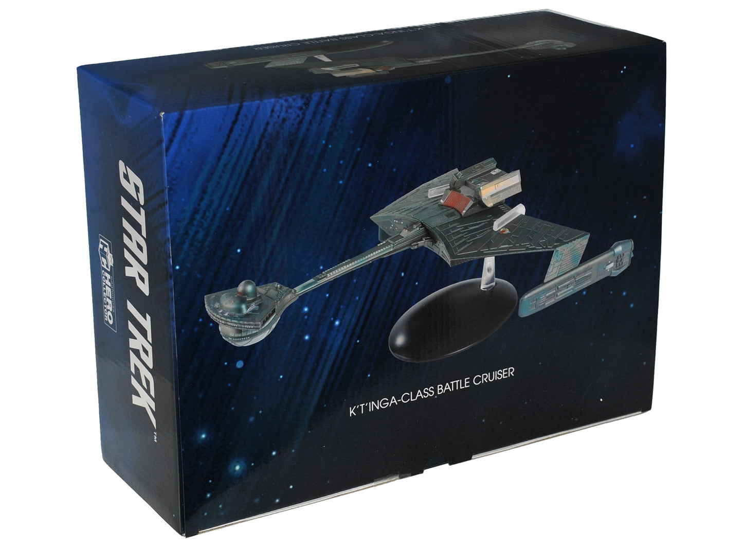 #18 Klingon K't'inga-class Battle Cruiser XL EDITION Die-cast Model Ship (Eaglemoss / Star Trek)