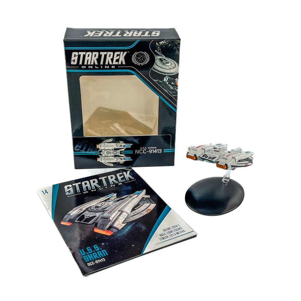 #14 U.S.S. Shran NCC-91413 - Shran-class Light Escort Model Diecast Ship STO (Eaglemoss / Star Trek)