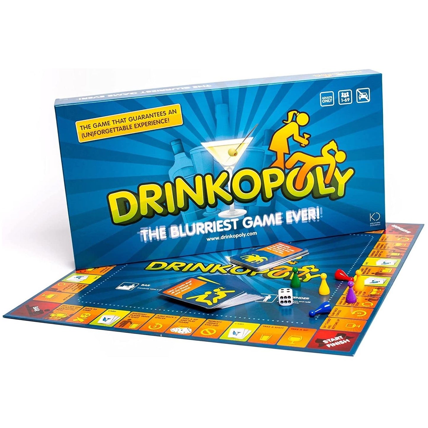 Drinkopoly Board Game CRZ497019