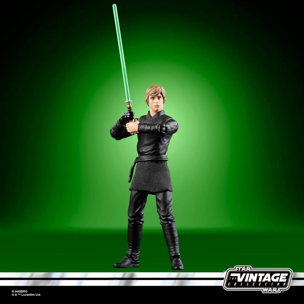 Luke Skywalker (Jedi Academy) 4″ Action Figure – Star Wars The Vintage Collection F8409 (The Book of Boba Fett) | Kenner-Style Figure by Hasbro