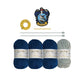 Ravenclaw Bobble Hat Knit Kit Beanie (Wizarding World / Harry Potter)