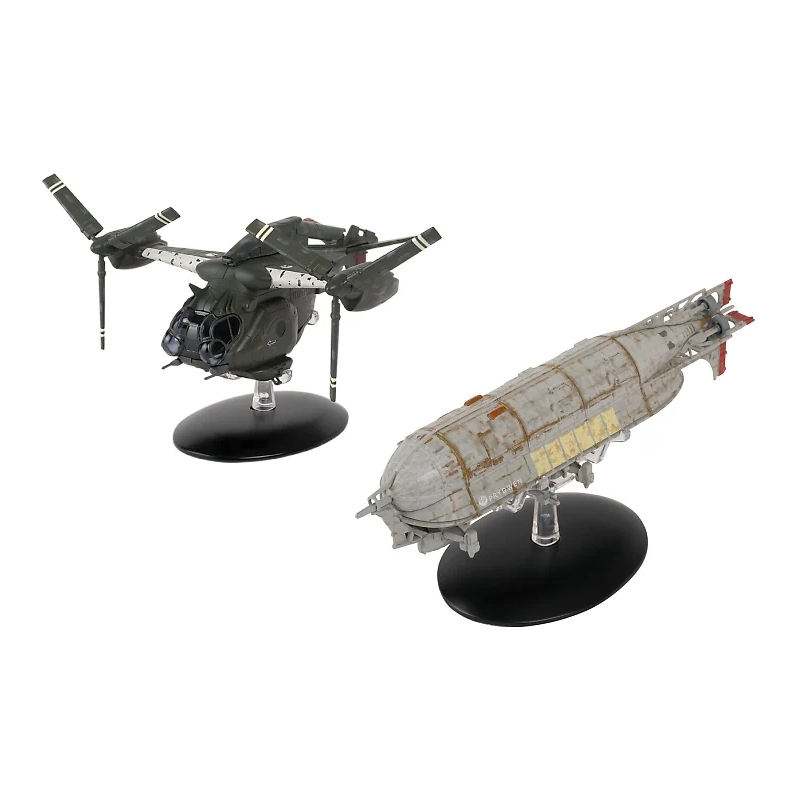 Fallout Bundle - Vertibird (#01) & The Prydwen (#02) Model Diecast Vehicle Ships (Eaglemoss / Fallout)