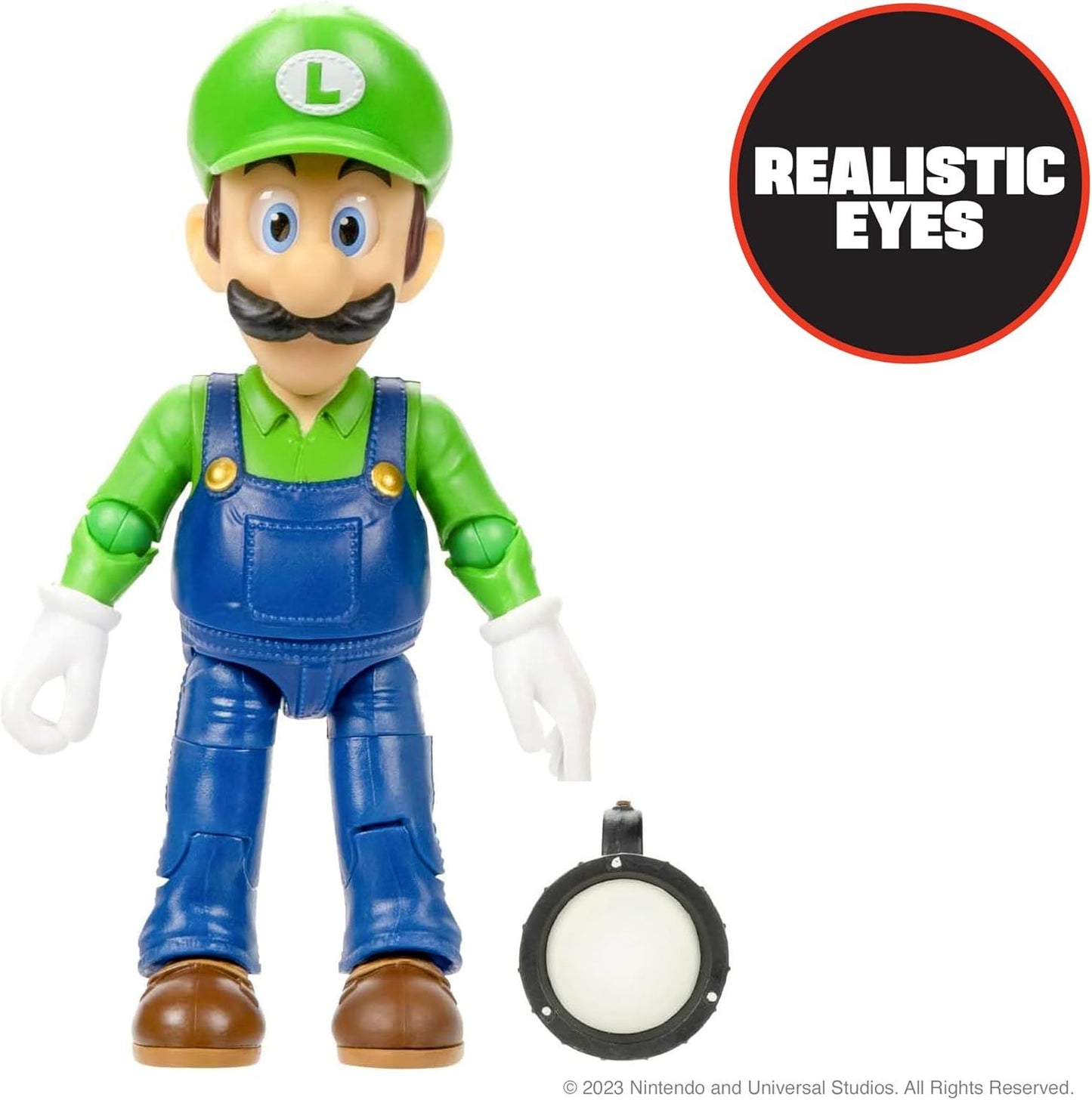 Luigi 5" / 12.5cm Action Figure 41717 (Nintendo The Super Mario Bros Movie)