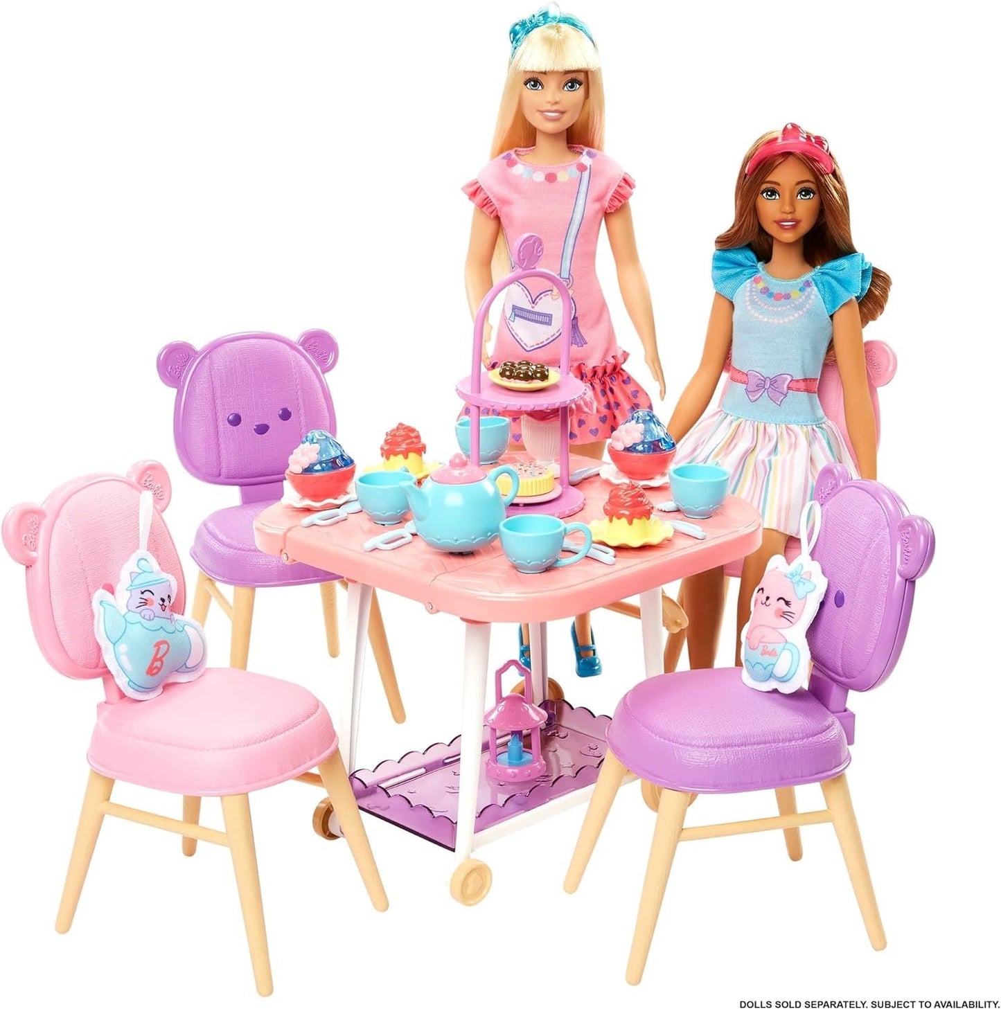 My First Barbie Tea Party Playset HMM65 Preschoolers Playset and Accessories (Barbie)