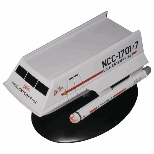 #01 Class-F Shuttlecraft NCC-1701/7 "Galileo" Shuttlecraft Model Die Cast Ship (Eaglemoss / Star Trek)