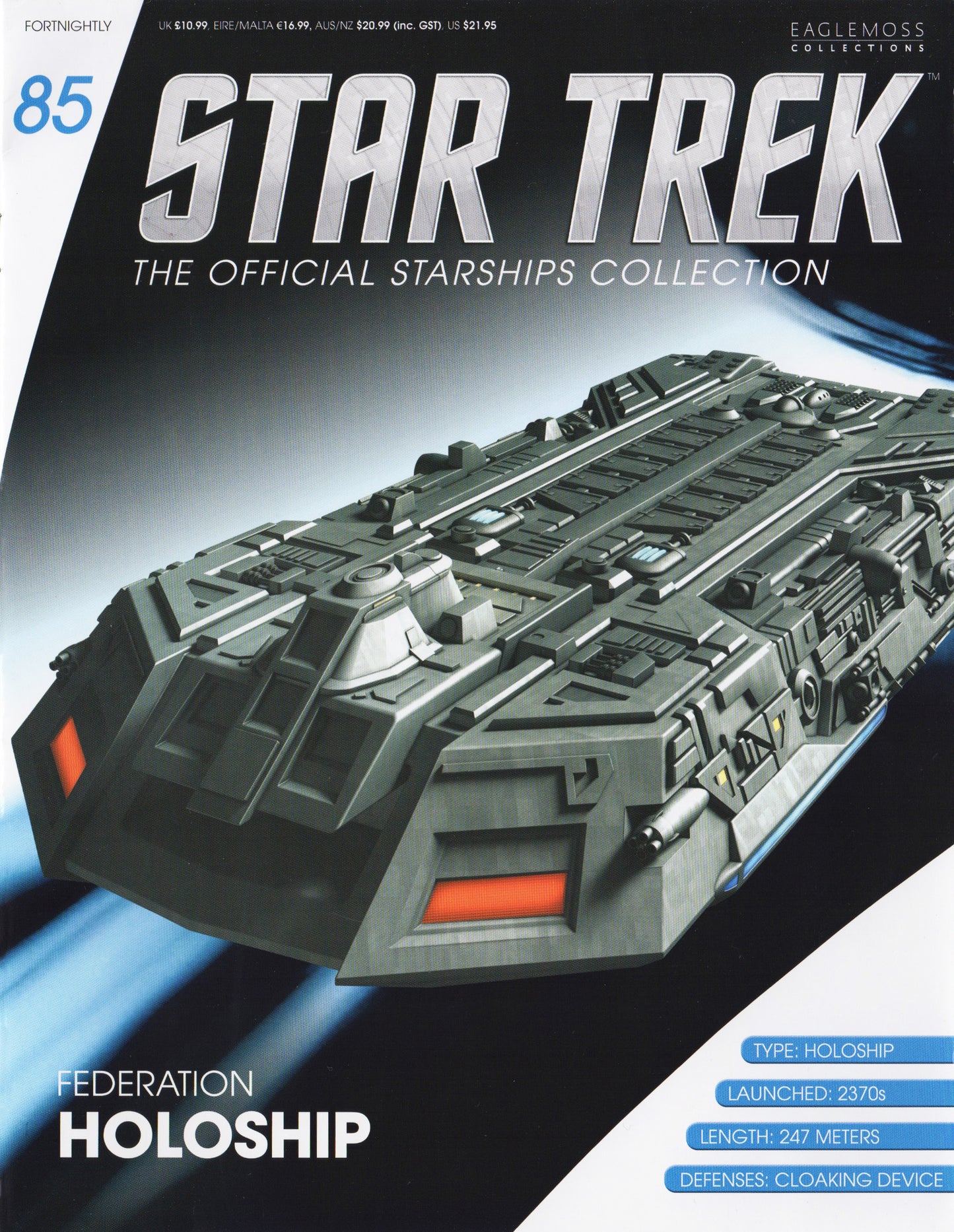#85 Holoship Modèle Die Cast Ship Star Trek