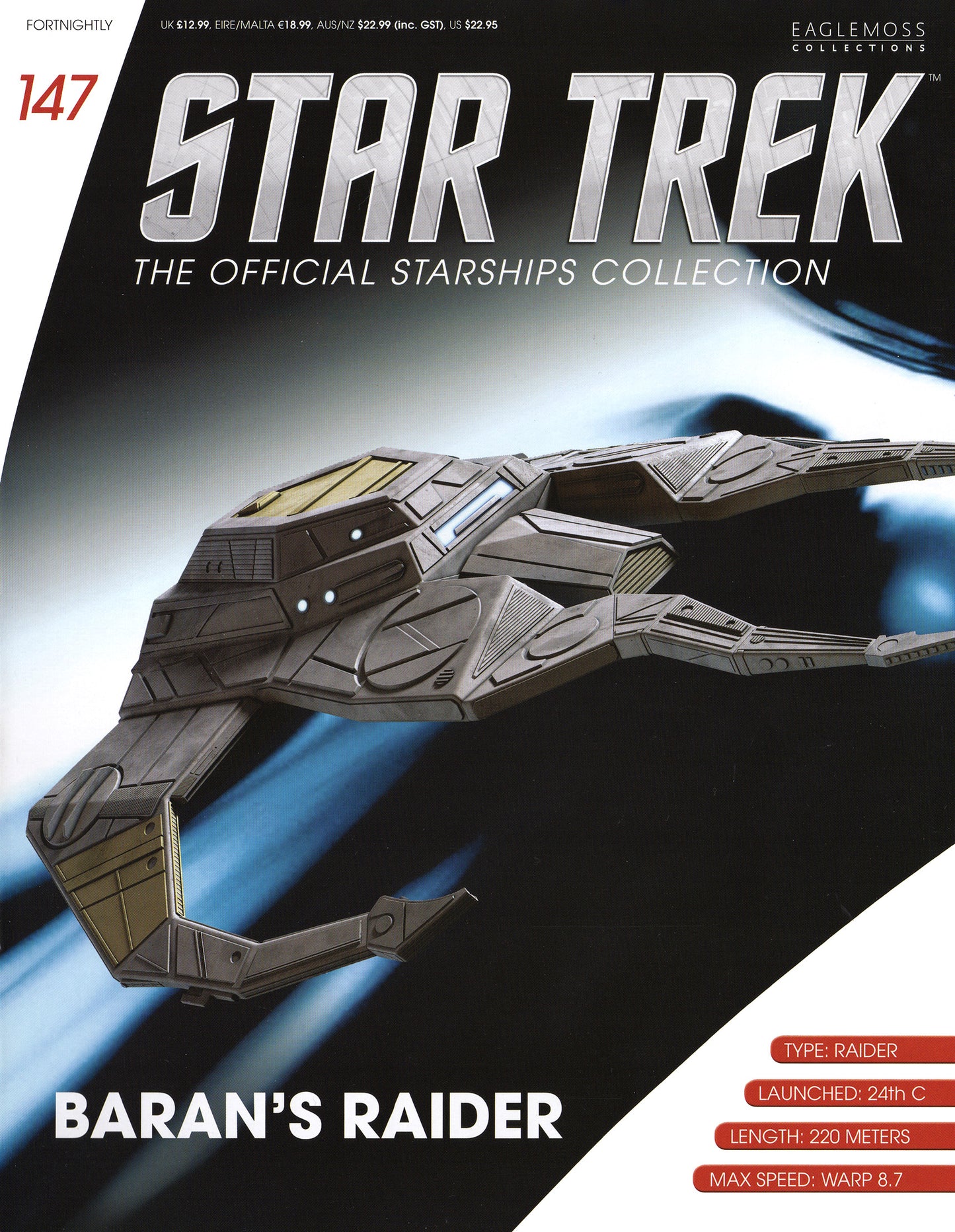 #147 Baran's Miradorn Raider Model Die Cast Ship STDC147 (Eaglemoss / Star Trek)