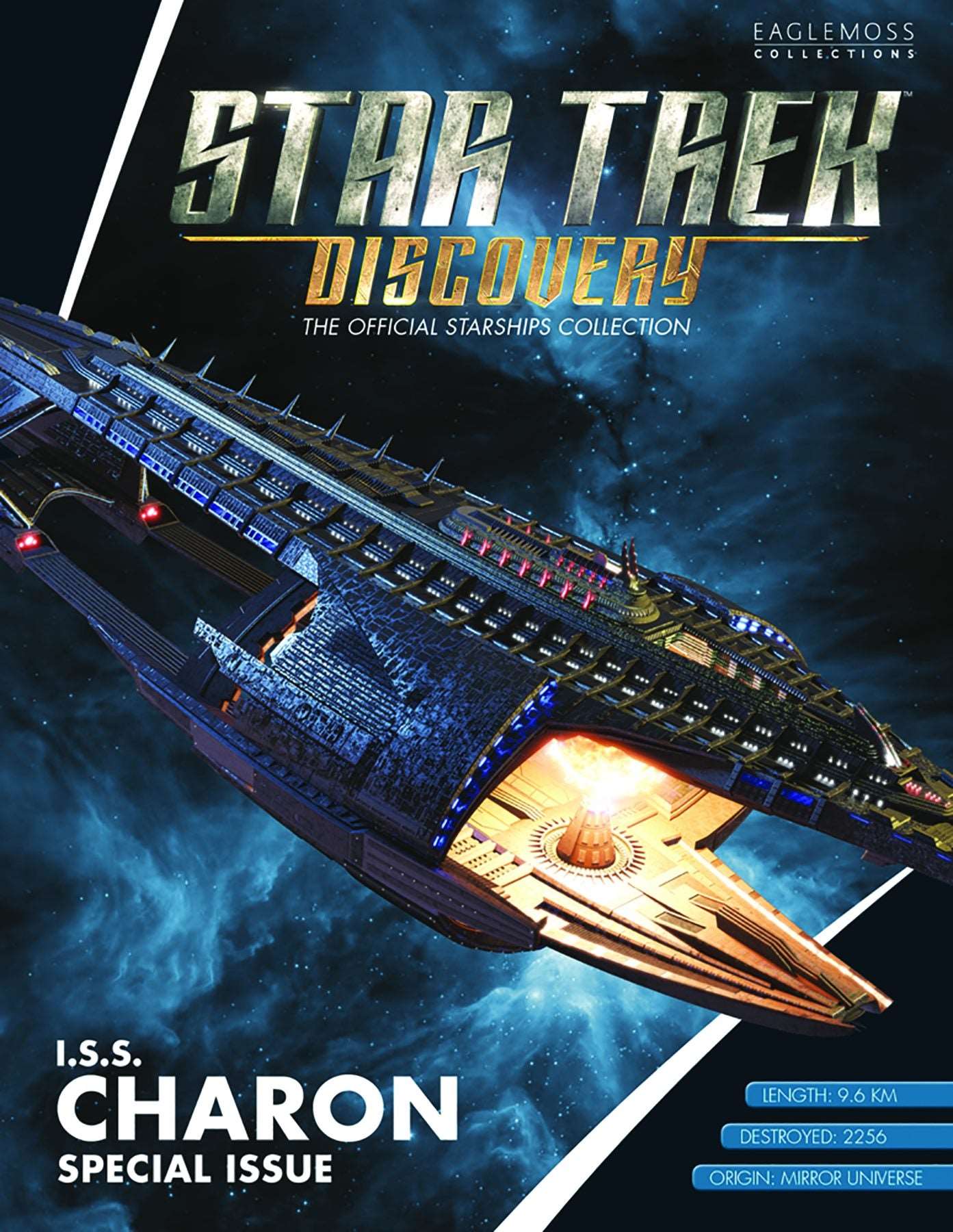 #02 I.S.S Charon Starship Model Die Cast Ship Discovery SPECIAL EDITION (Eaglemoss / Star Trek)