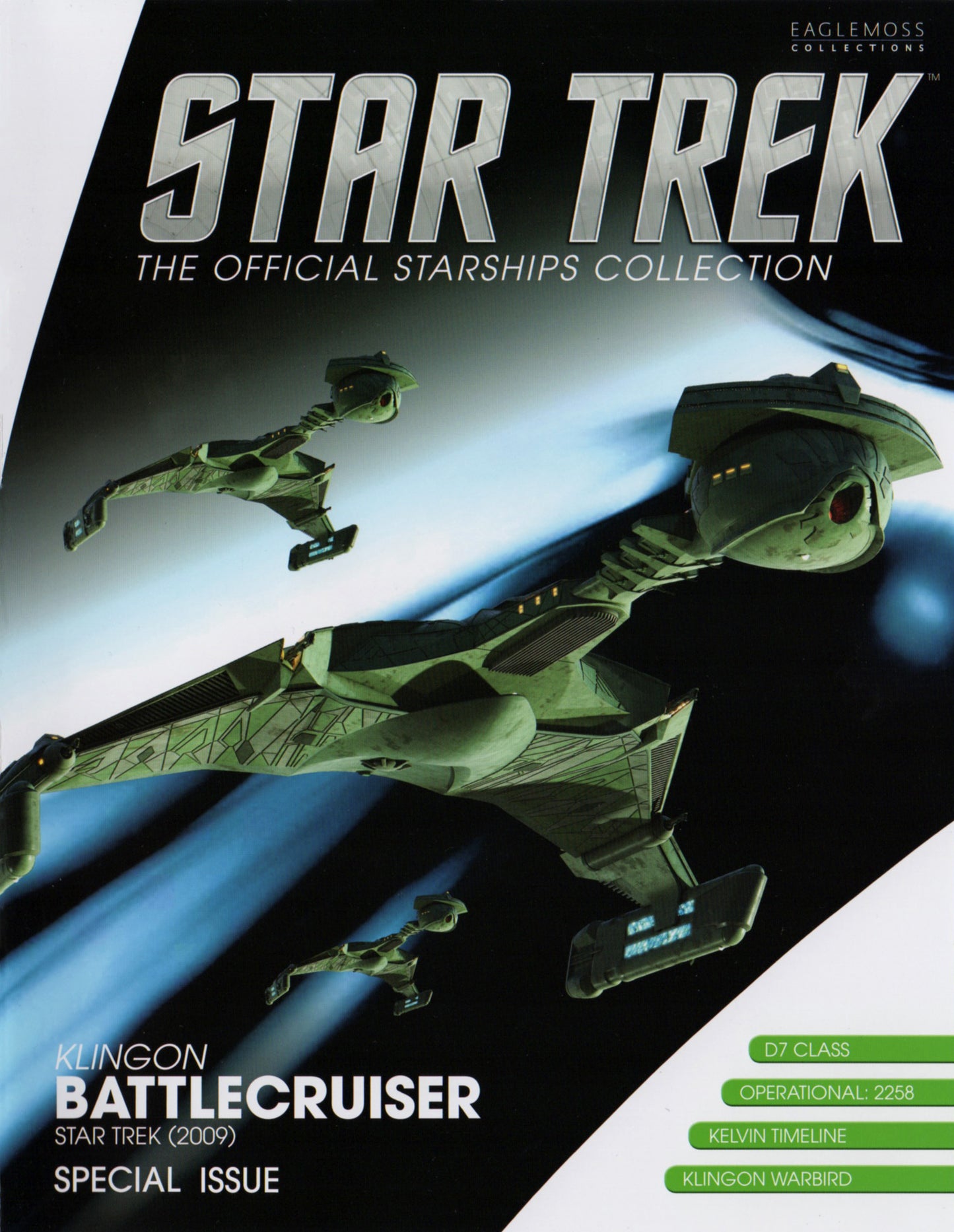 #13 Klingon Battle Cruiser (2009 Movie) Die-Cast Model SPECIAL ISSUE (Eaglemoss / Star Trek)