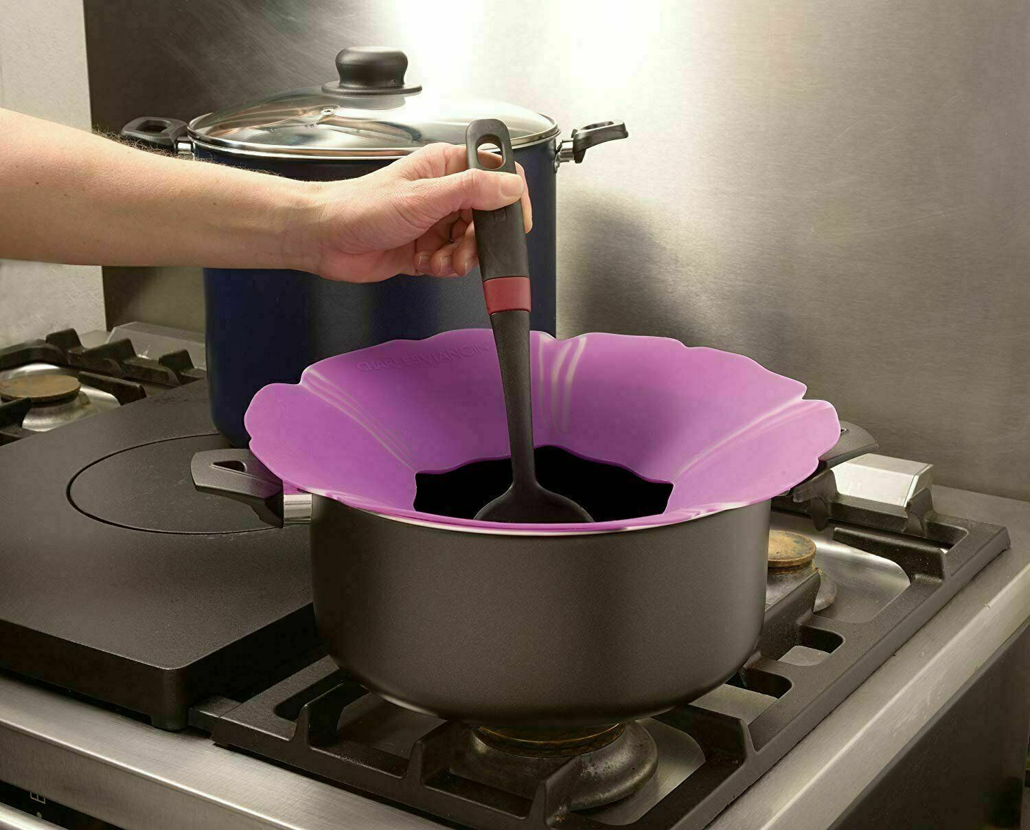 Charles Viancin Silicone Overboil Ring Violet Medium 30cm