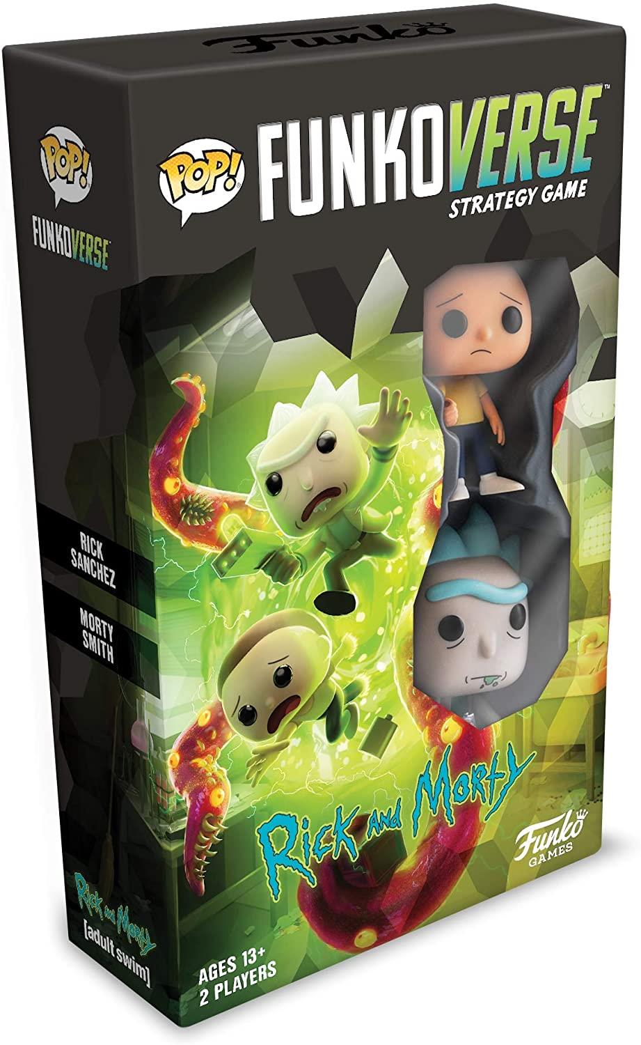 FunkoVerse RICK & MORTY Strategy Board Game #100 Expansion With Figures