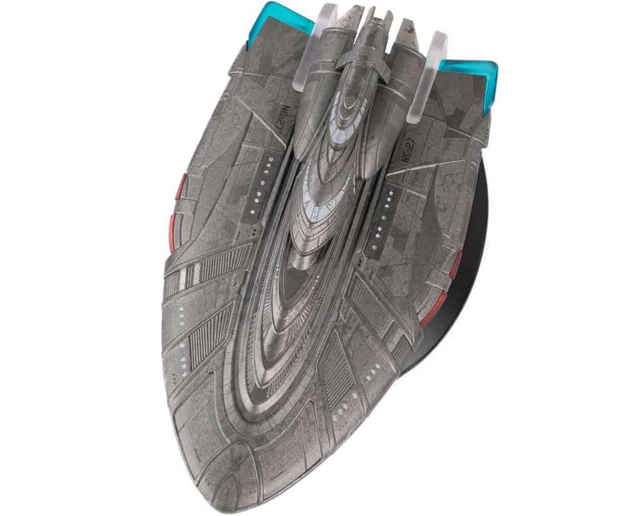 #160 United Earth Sarajevo Type Model Diecast Ship STDC160 (Eaglemoss / Star Trek)