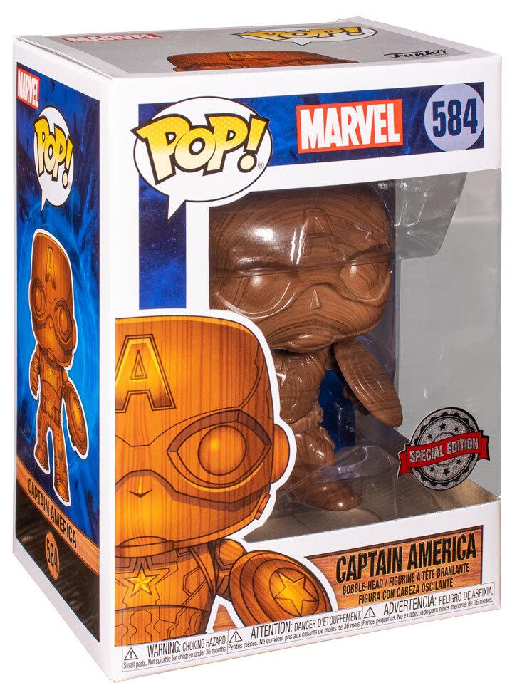 Captain America #584 SE Wood Deco Pop Vinyl (Marvel)