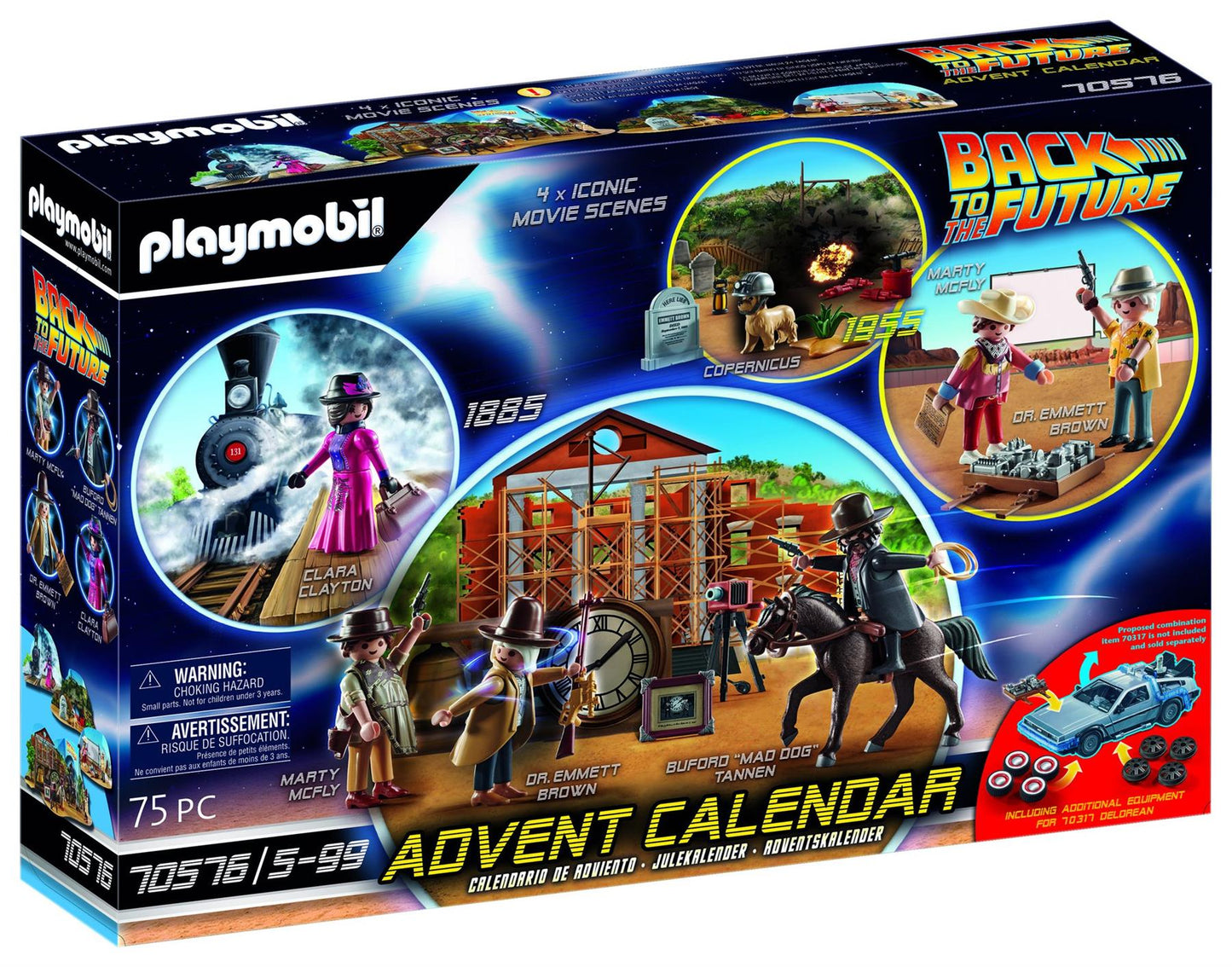 Back to the Future 3 Advent Calendar 70576 Playmobil